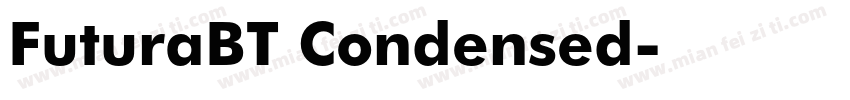 FuturaBT Condensed字体转换